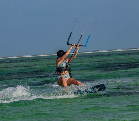 Kitesurfing
